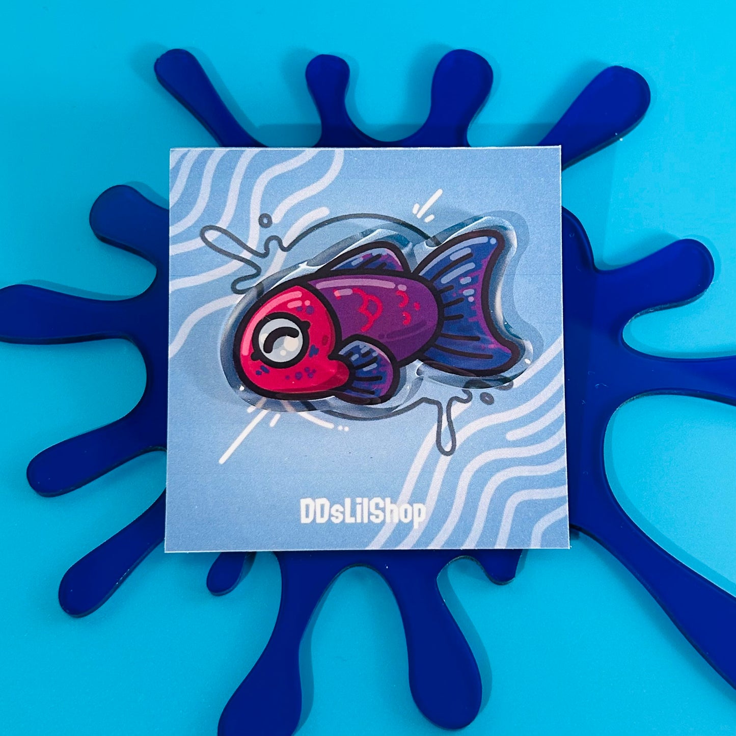 Pride fish Pin