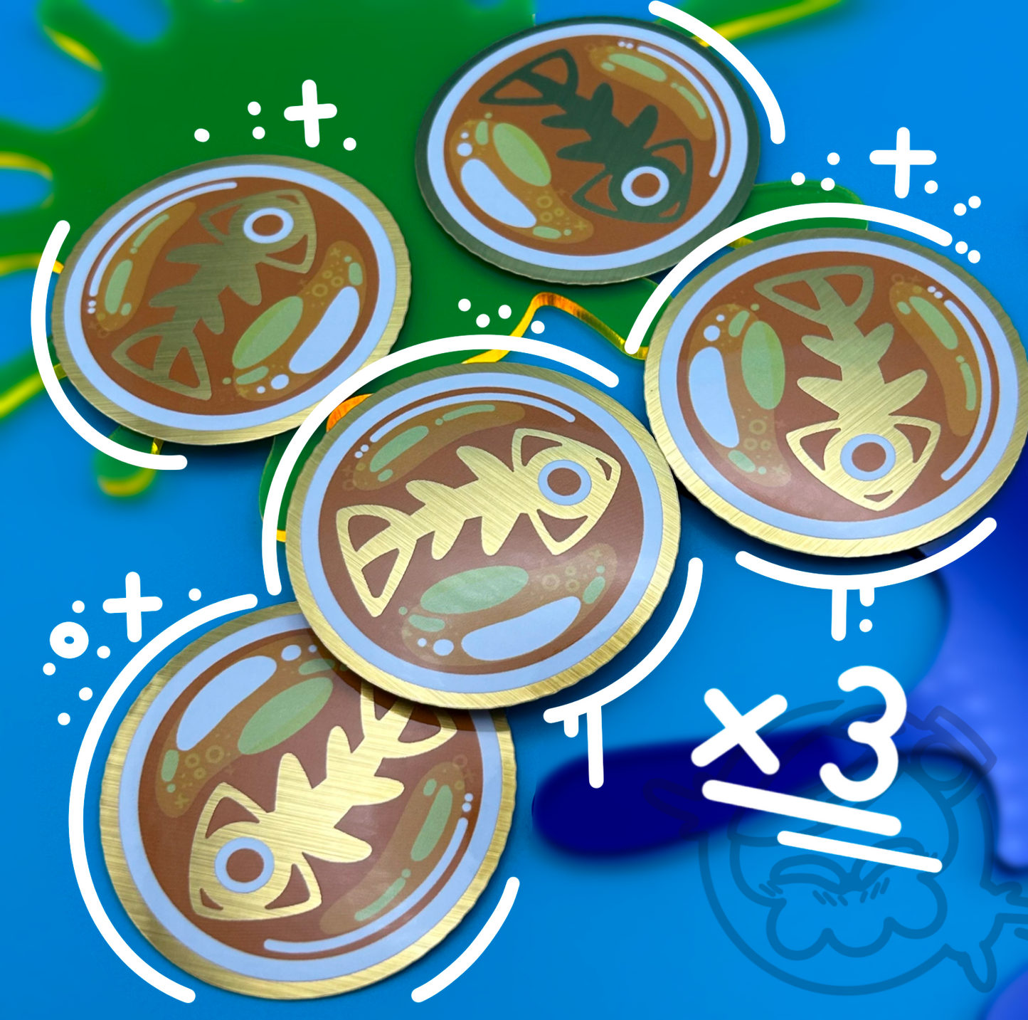 Golden egg Stickers