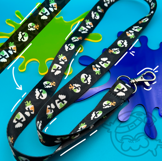 Splatted Lanyard