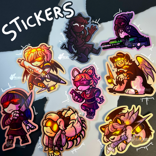 Murder Drones stickers