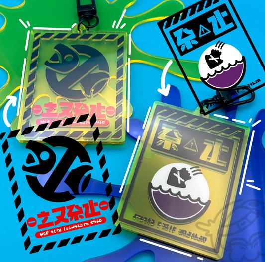 Salmon run warning Keychains