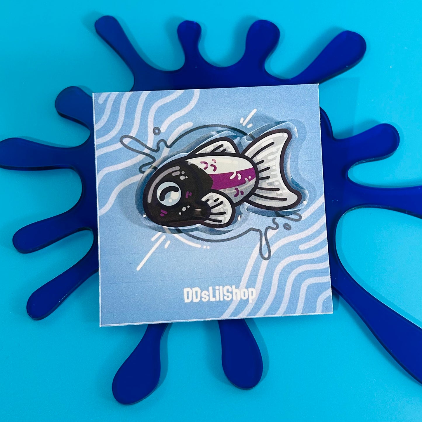 Pride fish Pin