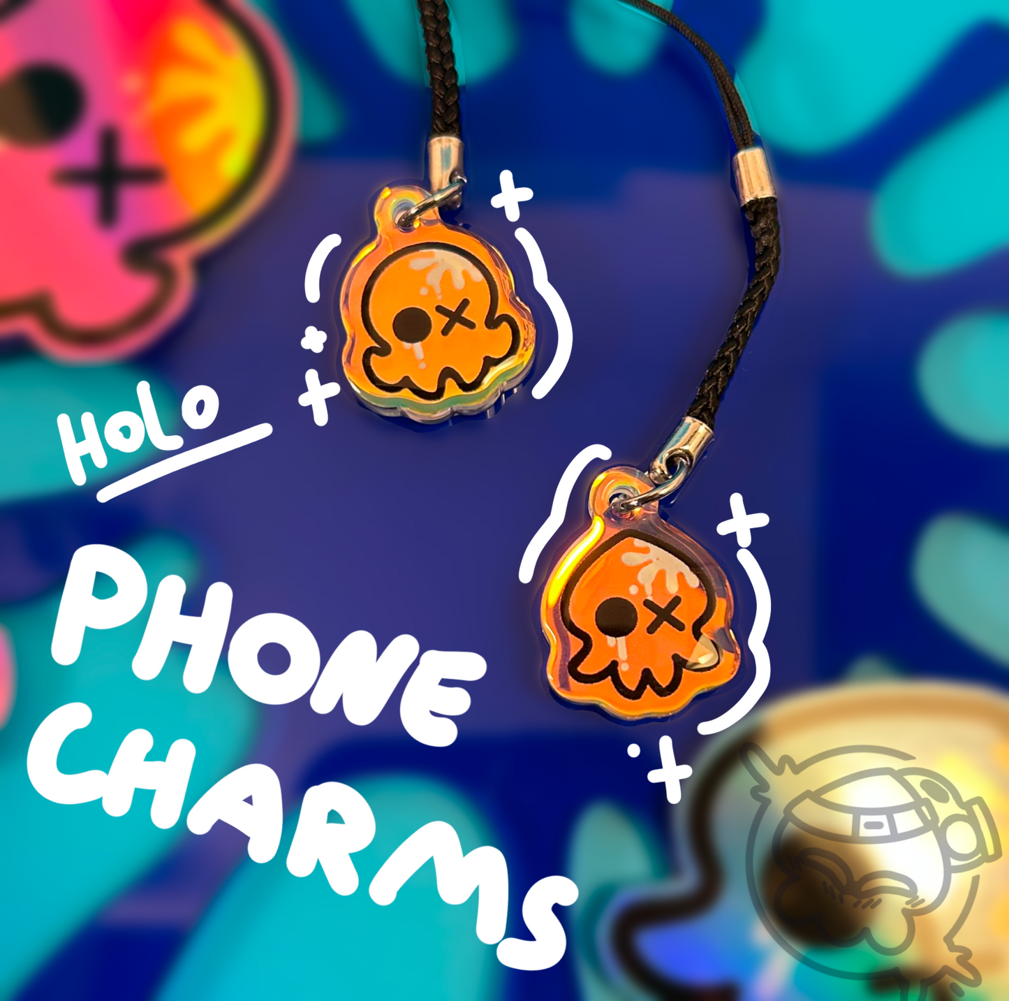 Holo Phone Charm