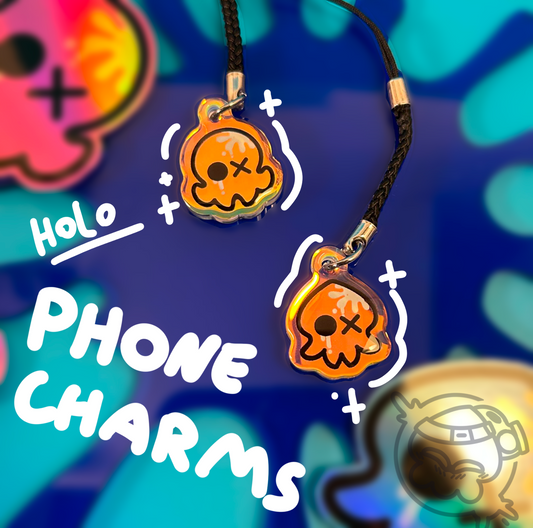 Holo Phone Charm