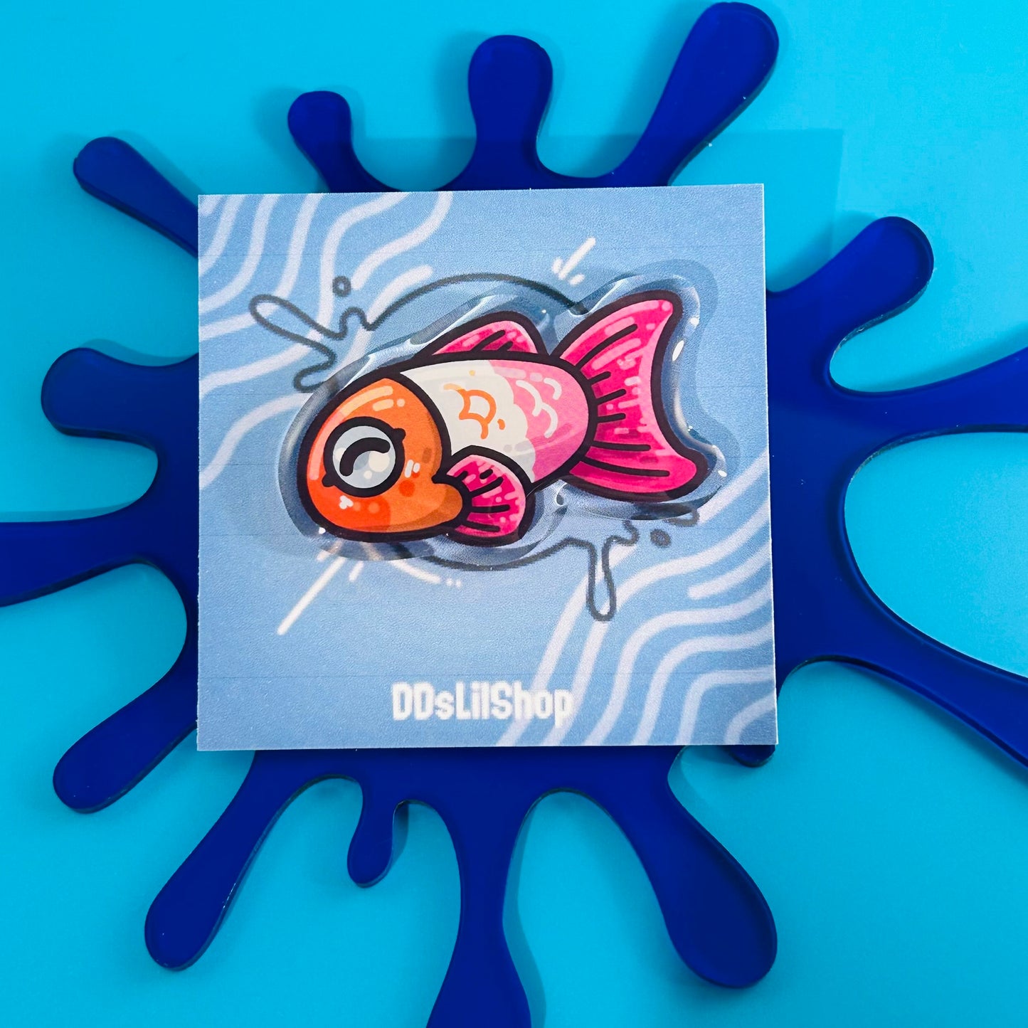 Pride fish Pin